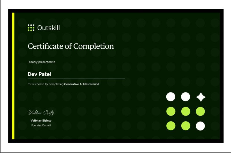 Generative AI Master Classes